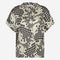 Lucca printed stretch viscose top | White