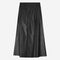 Nitty eco leather skirt | Black