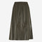 Nitty eco leather skirt | Army