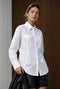 Maele poplin blouse | White