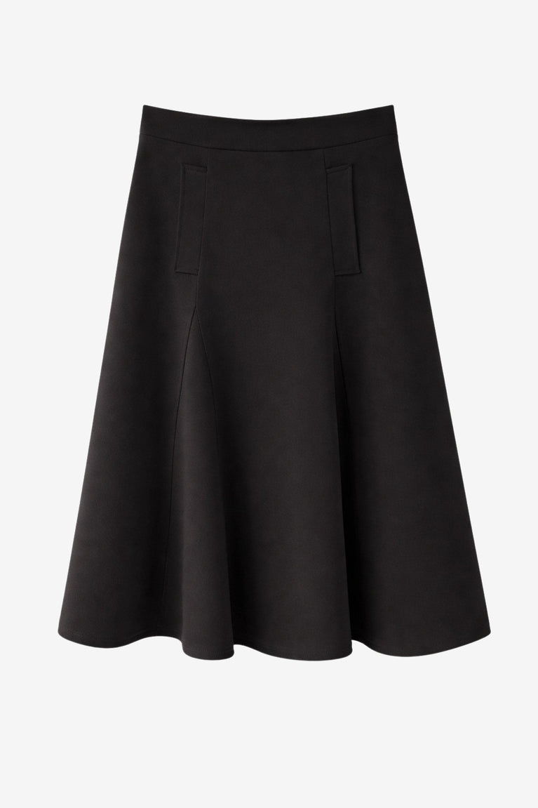 Merry punto Milano pocket skirt | Moro
