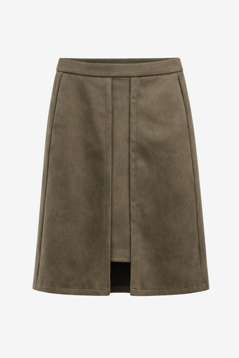 Nataly skuba velvet skirt | Army