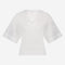 Mary mix cotton top | White
