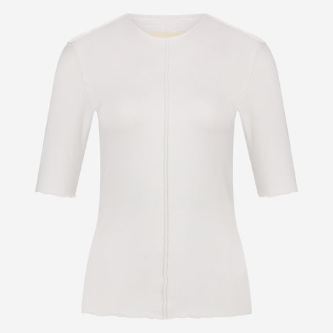 Jordan stretch viscose top | White