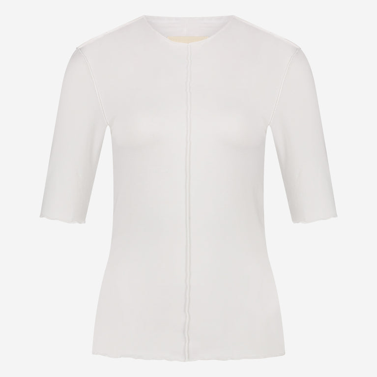 Jordan stretch viscose top | White