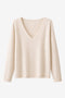 Pullover V-neck H25225 | Ecru