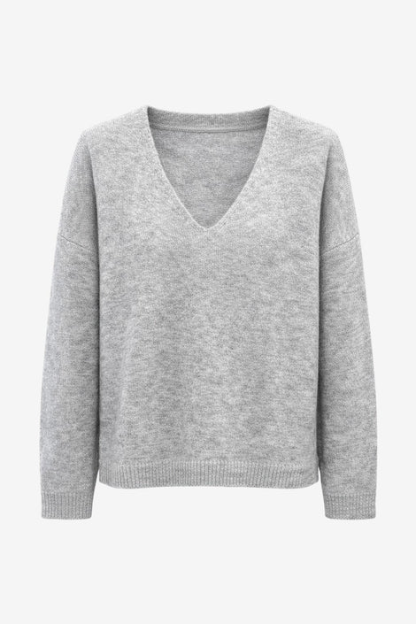 Pullover V-neck H25225 | Silver