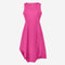Cotton dress T549 | Fuxia