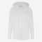 Stasi poplin hooded blouse | White