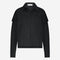 Faro cotton poplin blouse | Black
