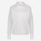 Santos poplin organza blouse | White