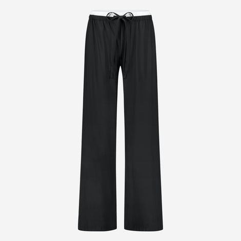 Antiny stretch technical jersey pants | Black