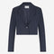 Estele structure technical jersey blazer | Blue