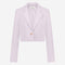 Estele structure technical jersey blazer | Light Pudra