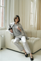 Ripasso saten bomber jacket | Grigio