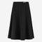 Mishele heavy tech jersey skirt | Black