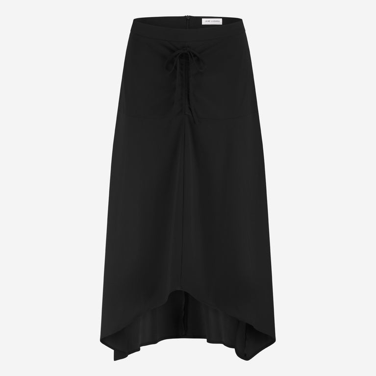 Tine skirt technical jersey | Black