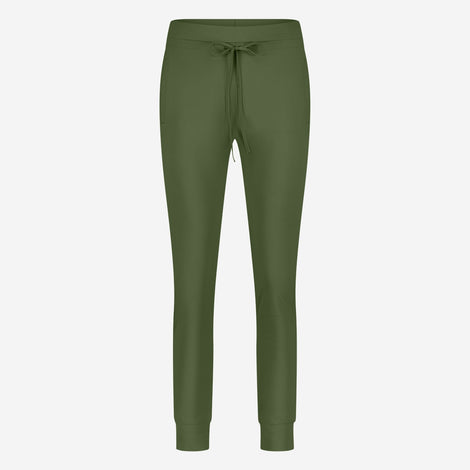 John stretch technical jersey pants | Oliva green