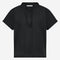 Lucca stretch technical jersey top | Black