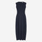 Jackie structure technical jersey dress | Blue