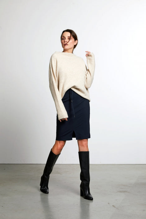 Skirt Kate Easy Wear Technical Jersey | Blue