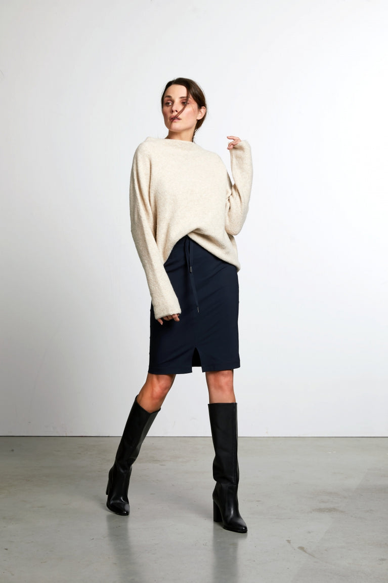 Skirt Kate Easy Wear Technical Jersey | Blue