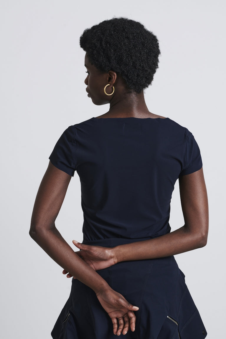 T shirt Sara Easy Wear Technical Jersey | Blue