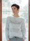 Shiny Pullover 1034 | Light Grey
