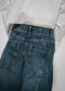 Sassy denim barel jeans | Night Blue