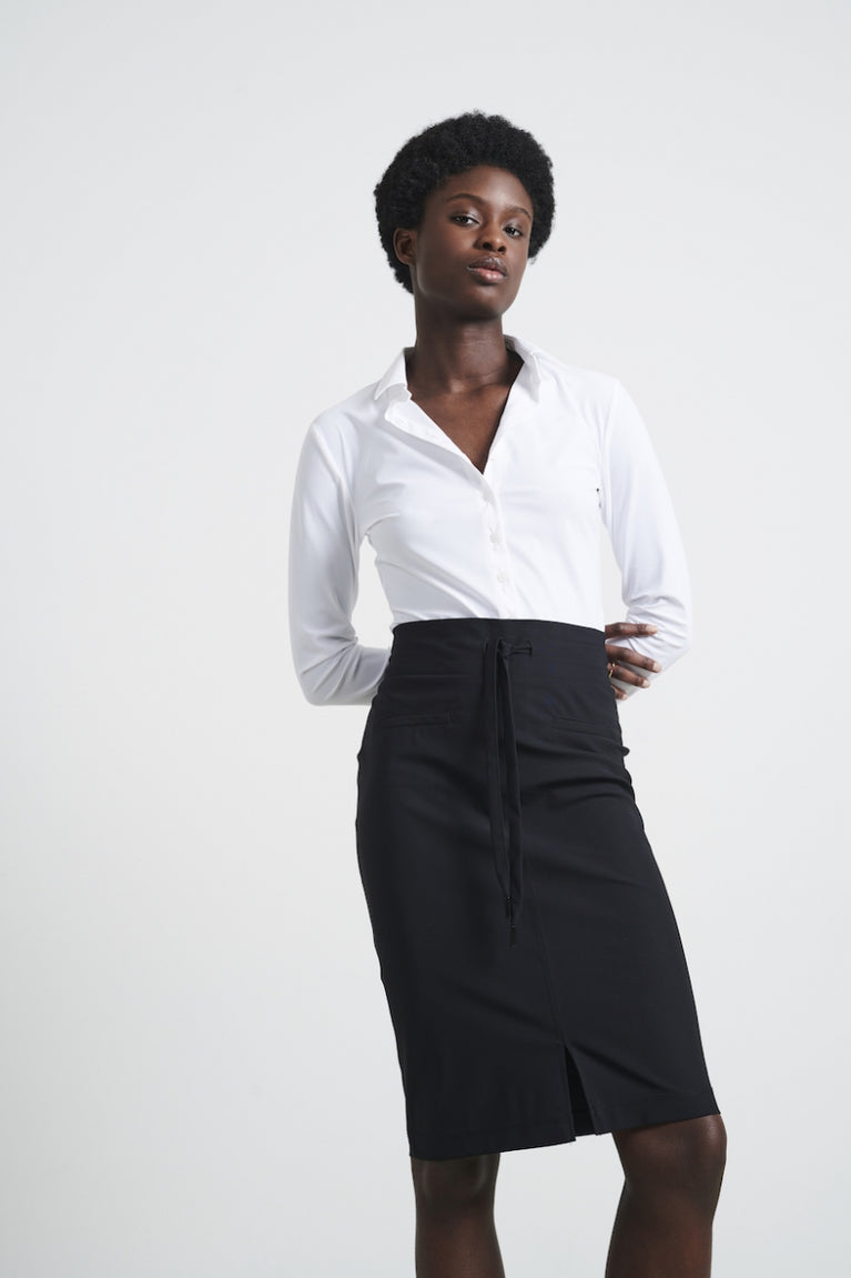 Blouse Betty Easy Wear Technical Jersey | White