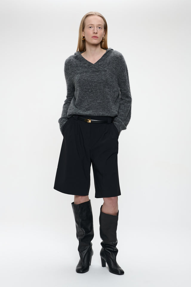 Monna pants technical jersey | Black