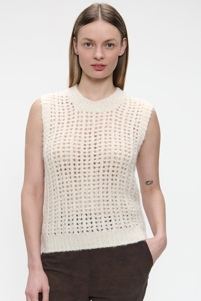 Shiny Vest 1008 | Off White