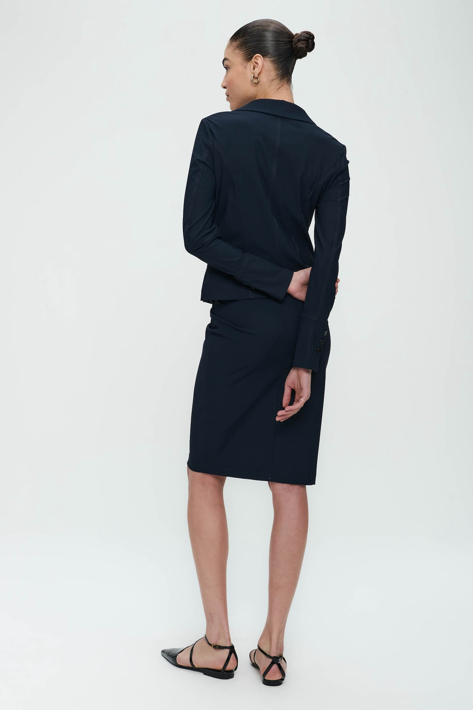 Skirt Kate Easy Wear Technical Jersey | Blue