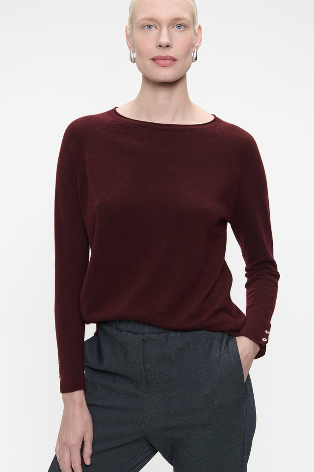 Pullover Cashmere blend 2480 | Bordo