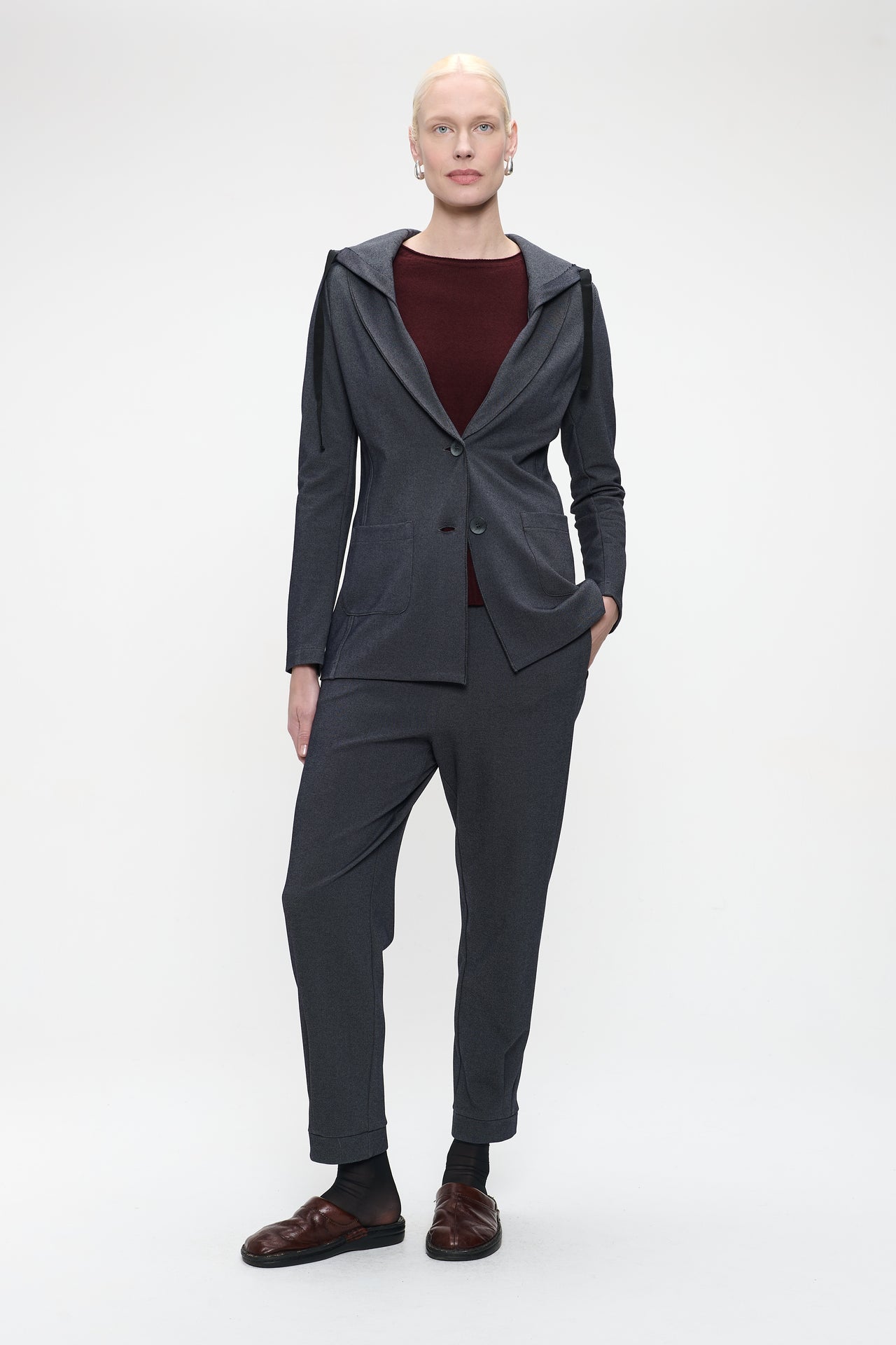 Emy hoody blazer | Denim