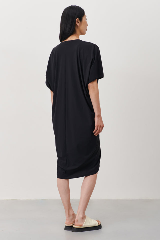 Malu Dress Technical Jersey | Black