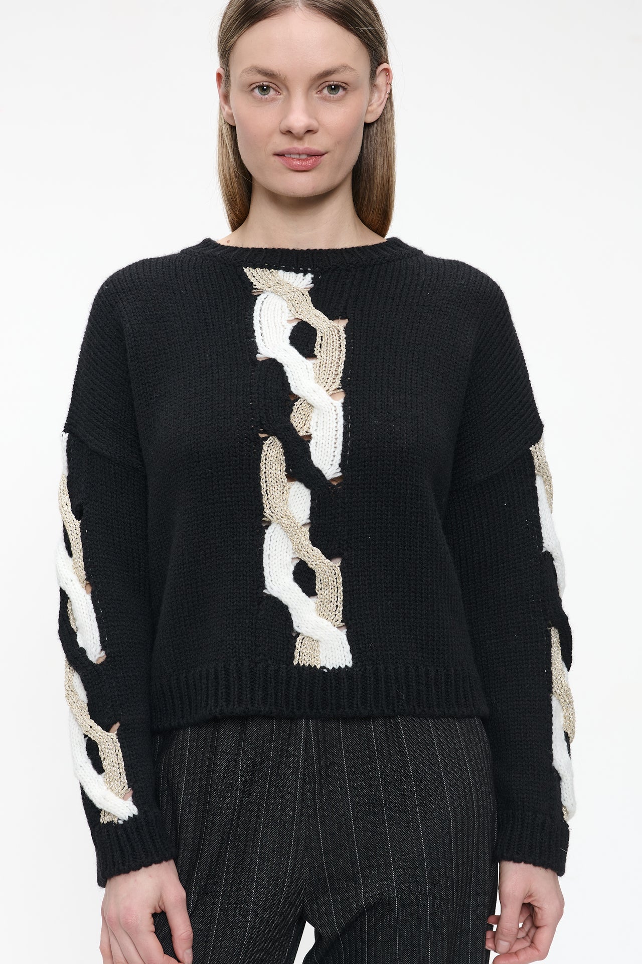 Fancy Pullover H25036 | Black