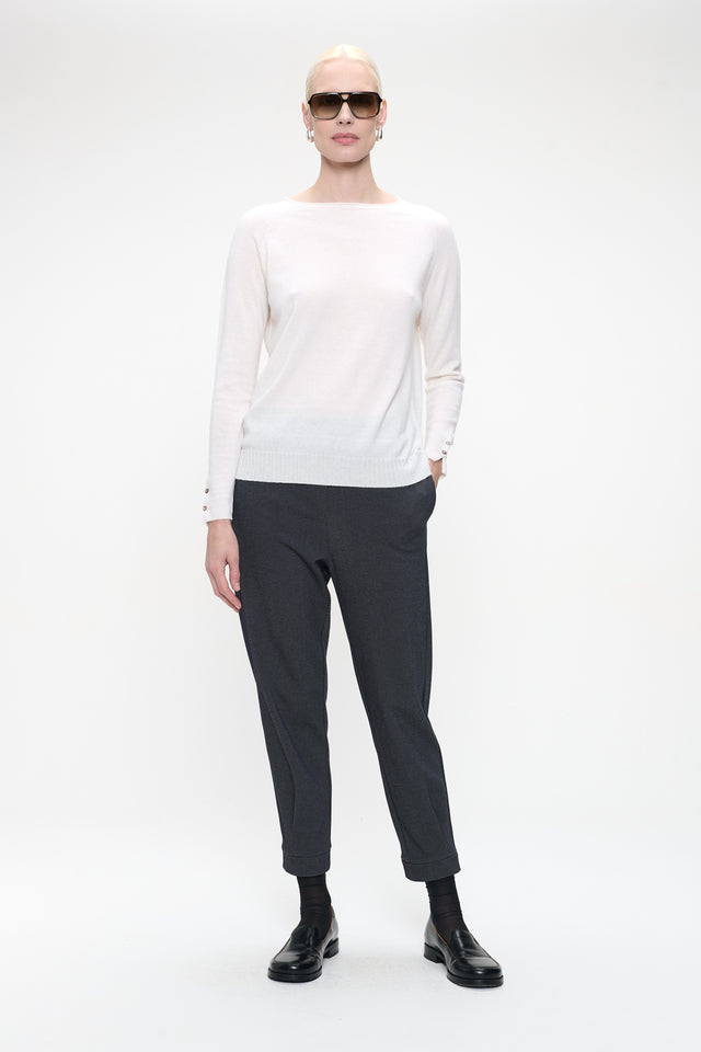 Pullover Cashmere blend 2480 | Ecru
