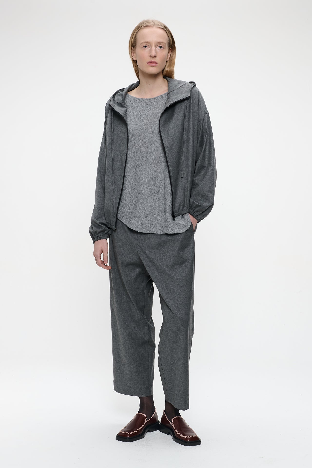 Misi viscose jacket | Dark Grey