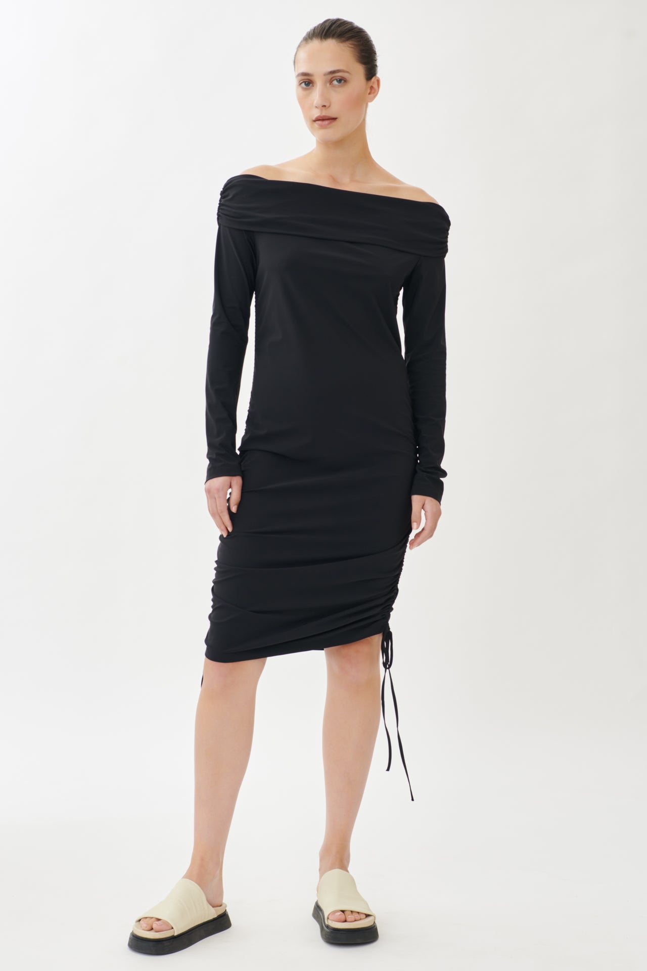 Sonia Dress Technical Jersey | Black