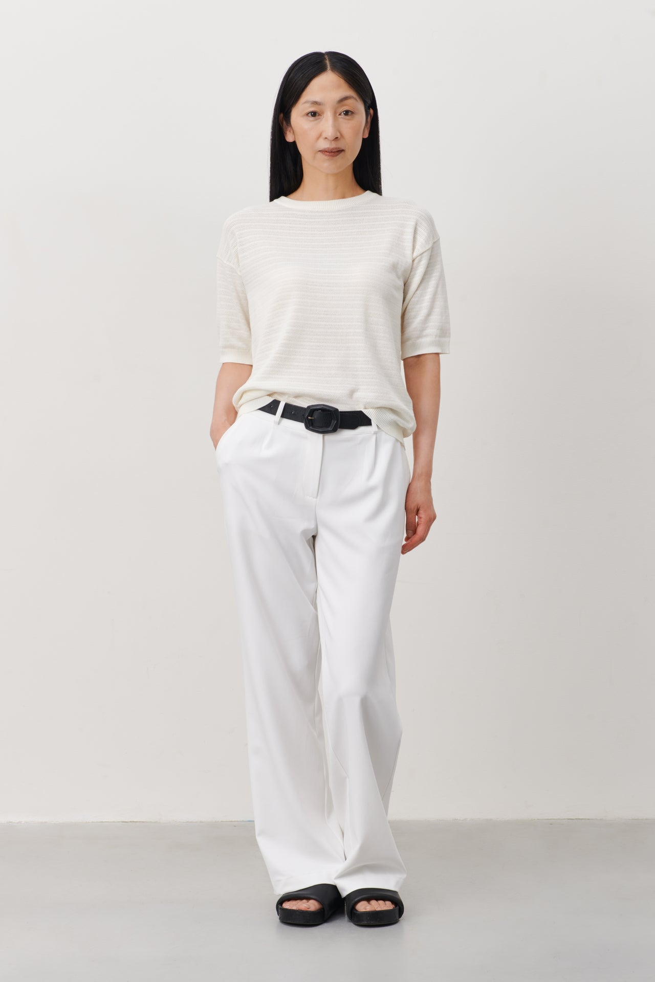 Alinda Long Pants | White