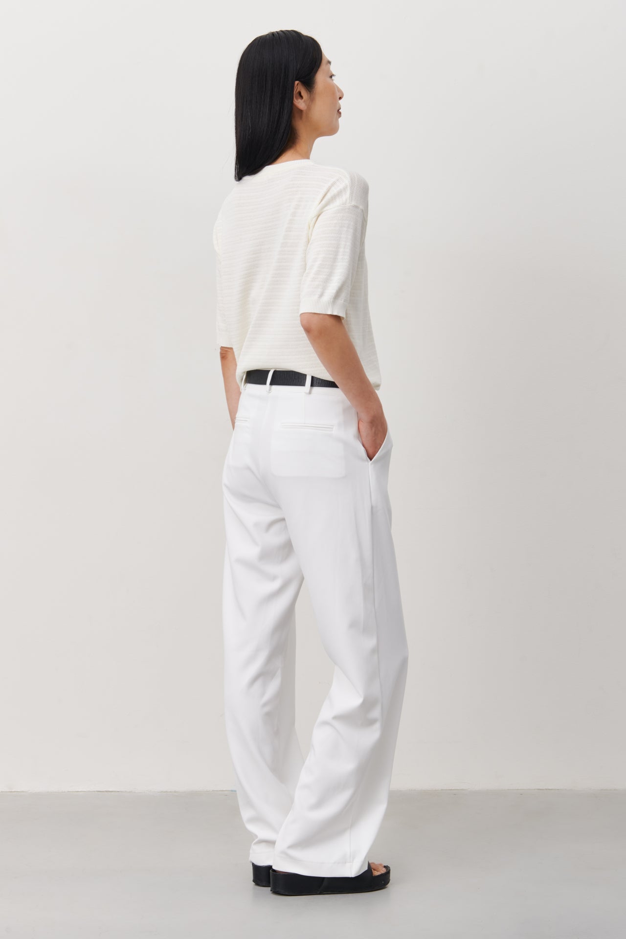 Alinda Long Pants | White