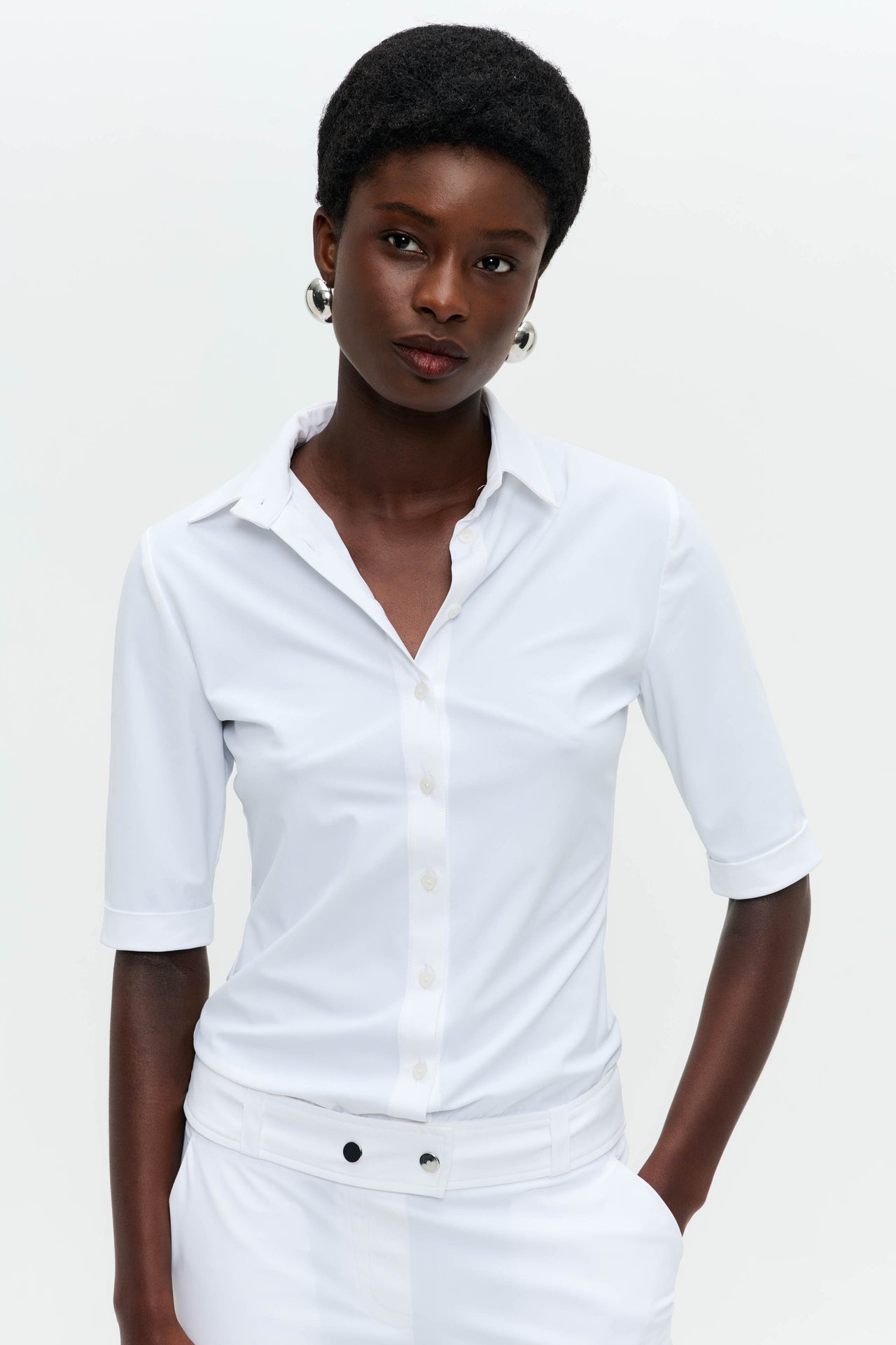 Jumpsuit lulu technical jersey | White