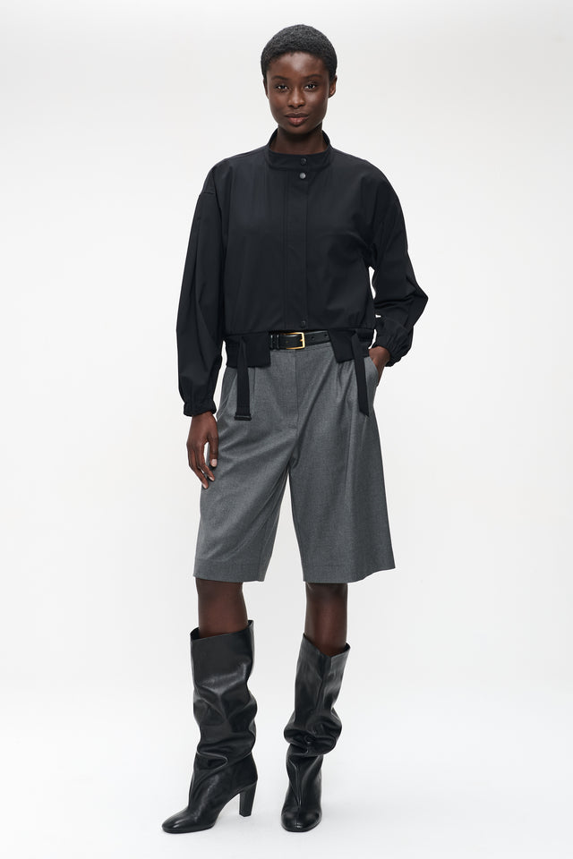 Ian jacket technical jersey | Black