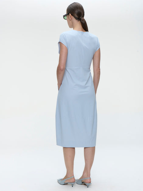 Melva dress technical jersey | Light Blue