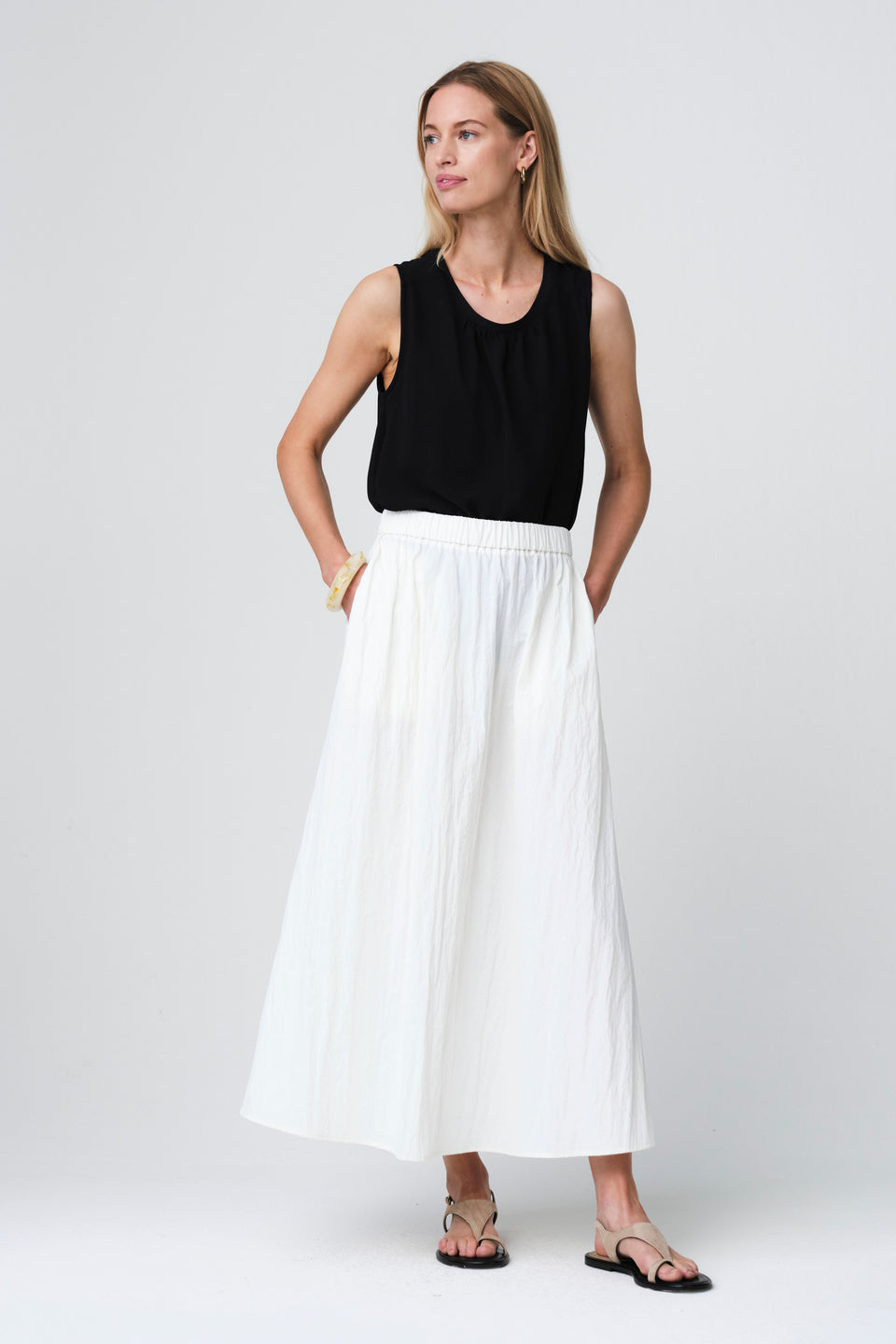 Haruna taffeta skirt | Off White