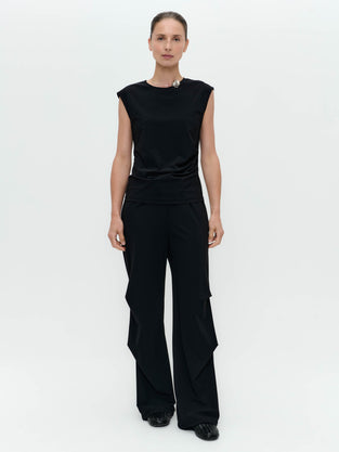 Avalon pants new technical jersey | Black