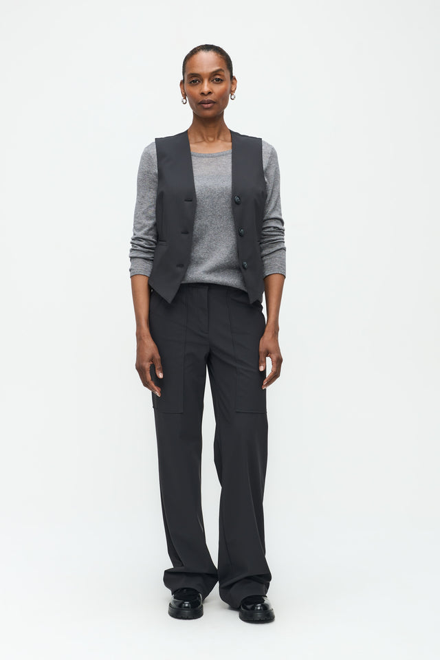 Erik Vest Technical Jersey | Dark Grey
