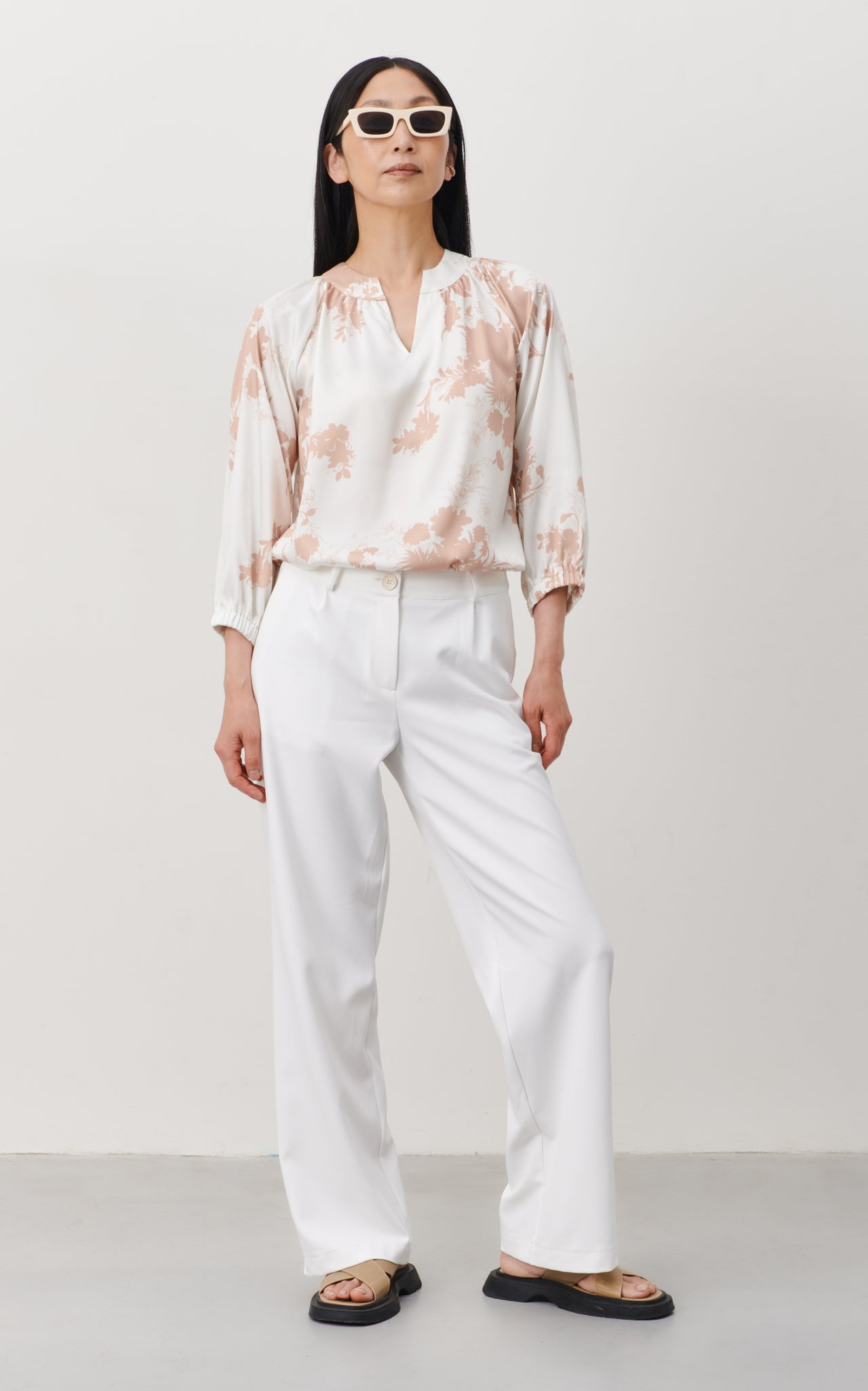 Fine Viscose Top 26061 | Silver