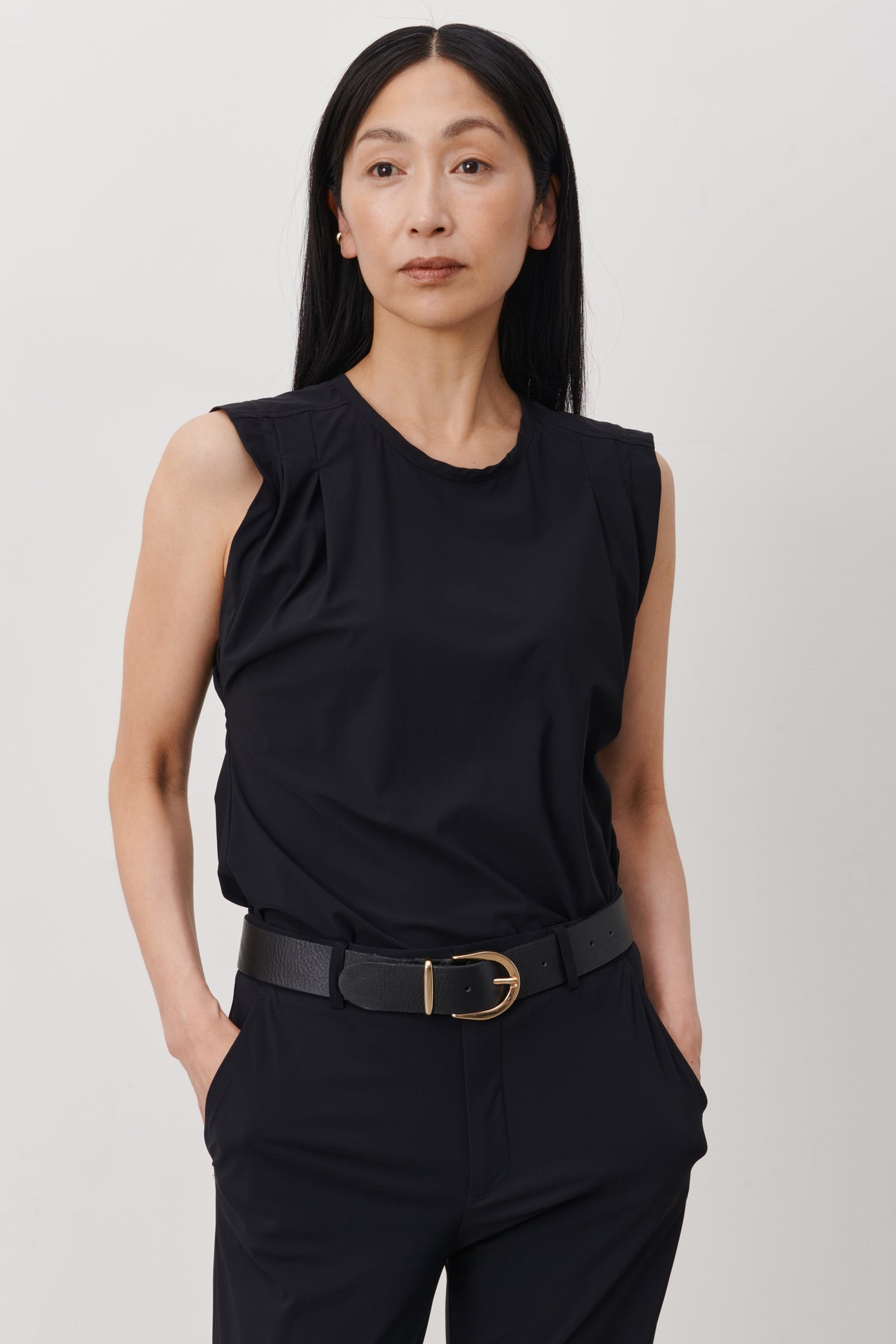 Camela Top Technical Jersey | Black